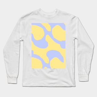 Abstract pattern beige swirl Long Sleeve T-Shirt